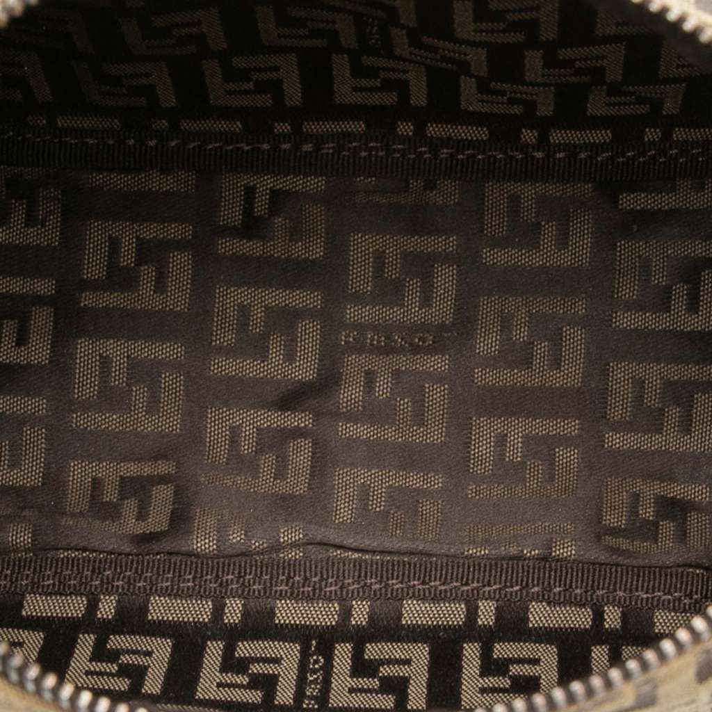 Fendi Zucchino Canvas Handbag - 4