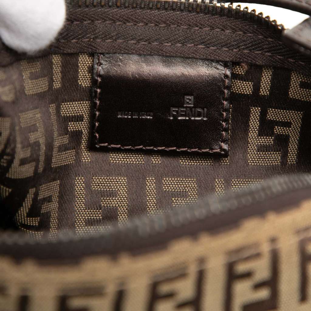 Fendi Zucchino Canvas Handbag - 5