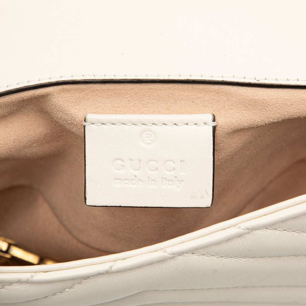 Gucci Mini GG Marmont Matelasse Leather Flap Crossbody - 5