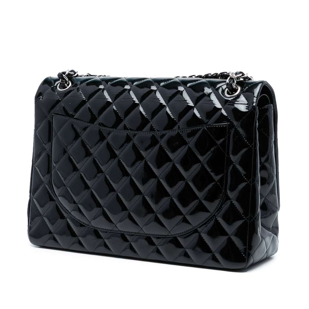 Chanel Maxi Classic Patent Double Flap - 2