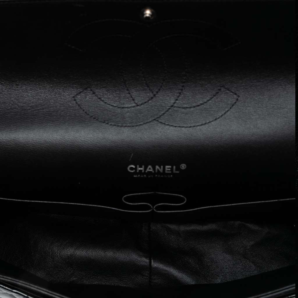 Chanel Maxi Classic Patent Double Flap - 4