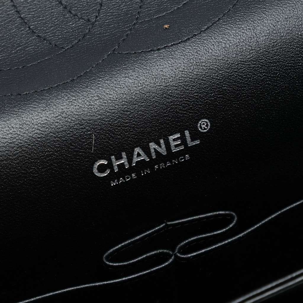 Chanel Maxi Classic Patent Double Flap - 5