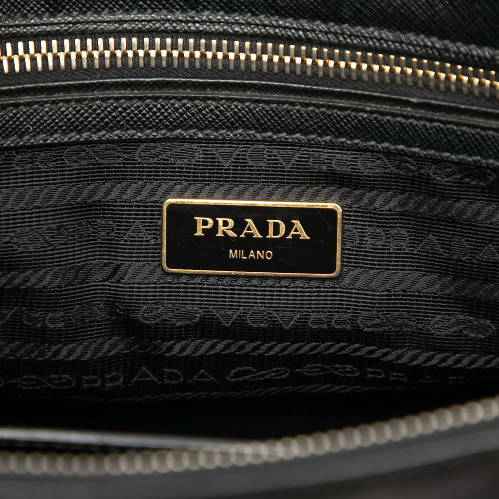 Prada Small Saffiano Lux Galleria Double Zip Satchel - 5