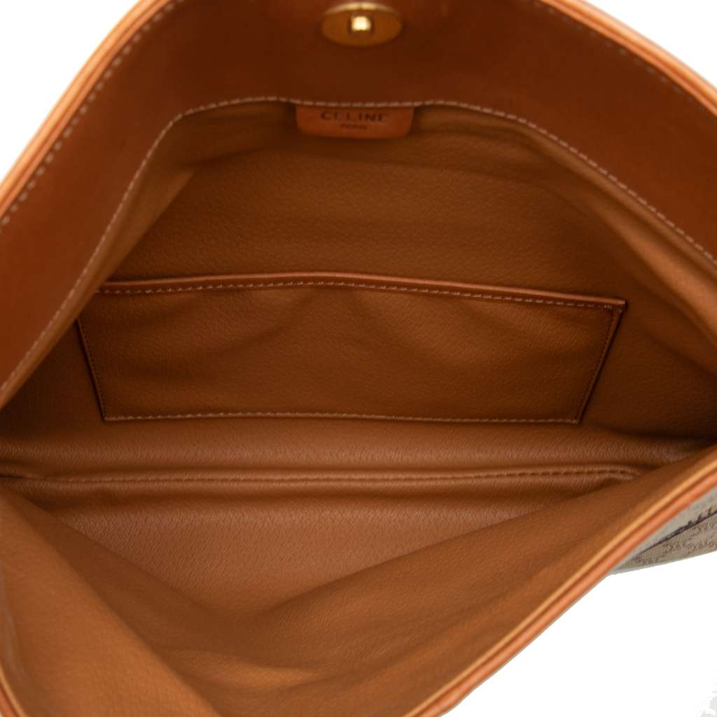 Celine Macadam Coated Canvas Clutch - 4