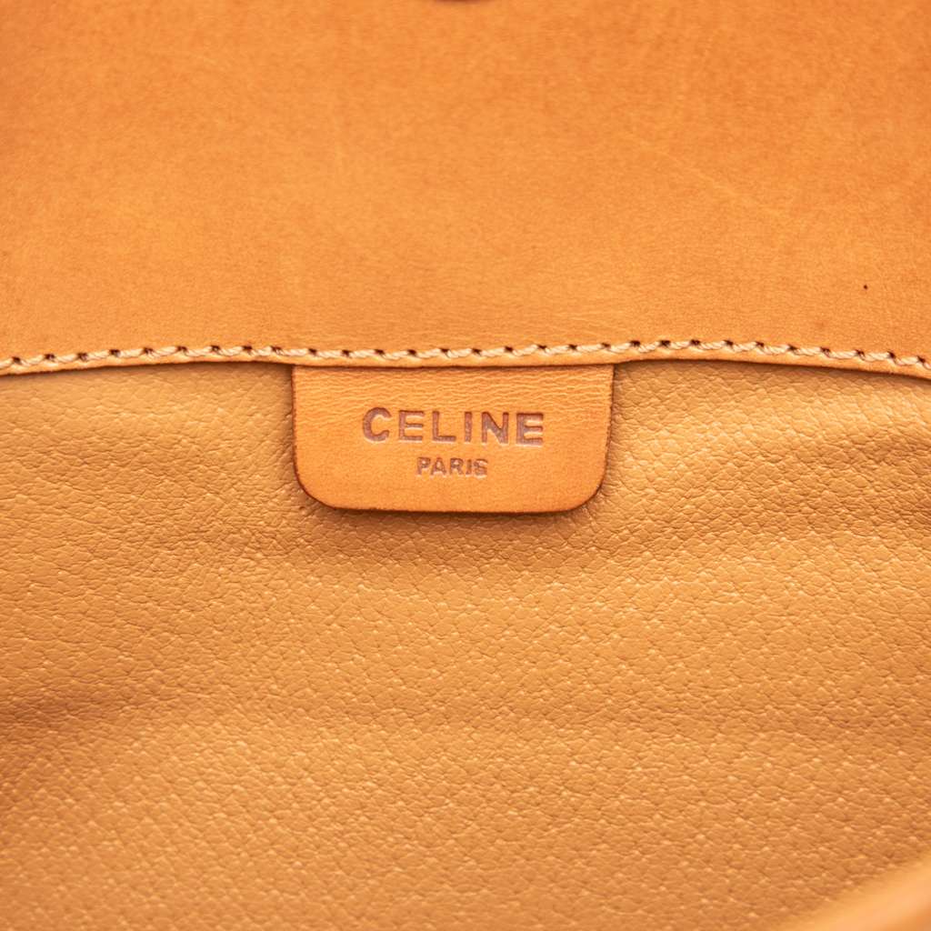 Celine Macadam Coated Canvas Clutch - 5