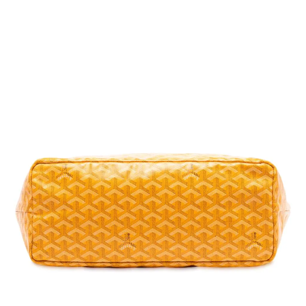 Goyard Goyardine Saint Louis PM Yellow Canvas Very good - Inside View
