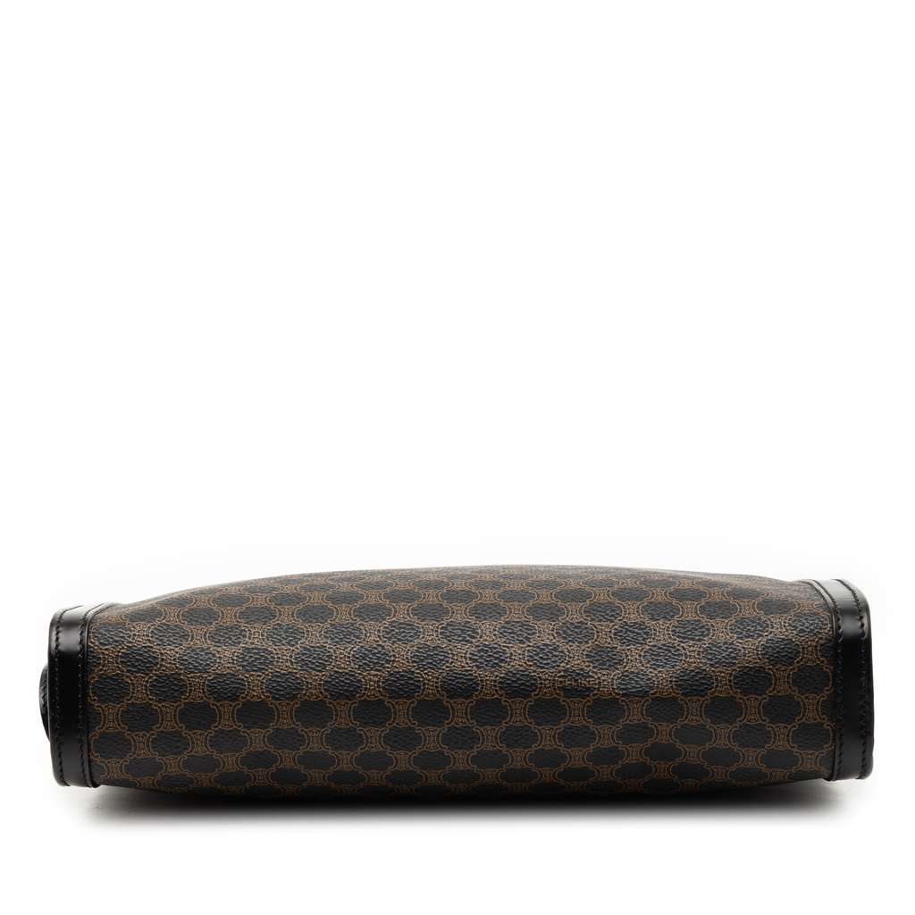 Celine Macadam Coated Canvas Clutch - 3