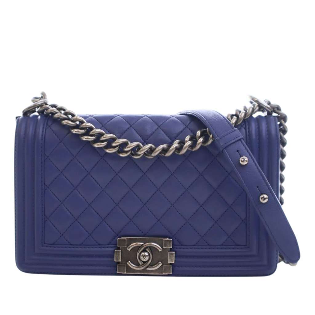 Chanel Medium Quilted Lambskin Boy Flap