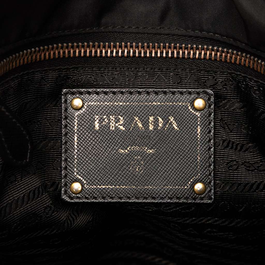 Prada Tessuto Canapa Logo Tote - 5