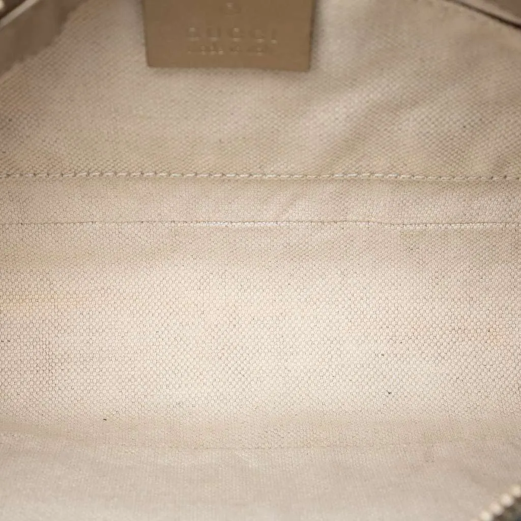 Gucci GG Canvas Mayfair Shoulder Bag Brown Canvas Good - Model View