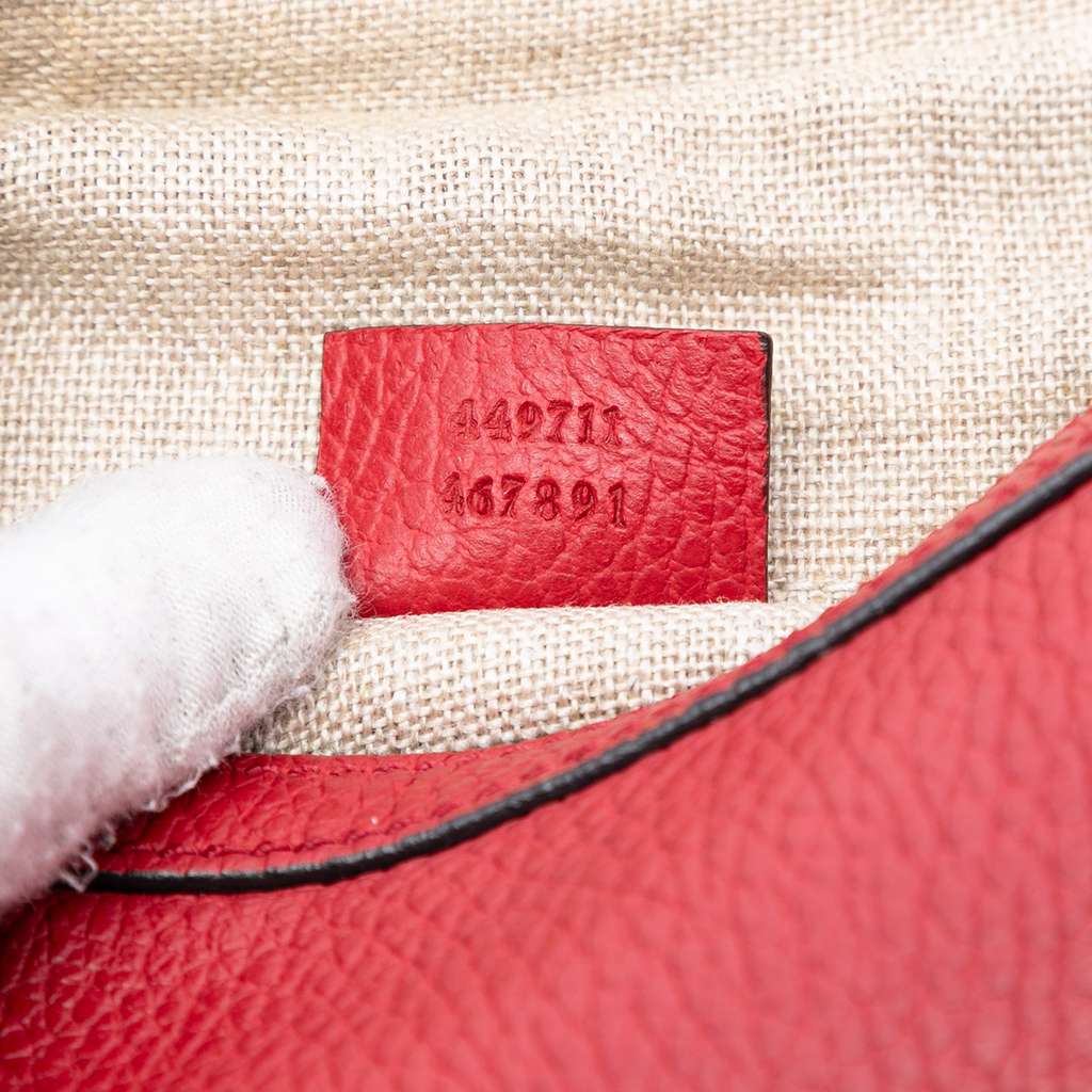 Gucci Leather GG Charm Tote - 5