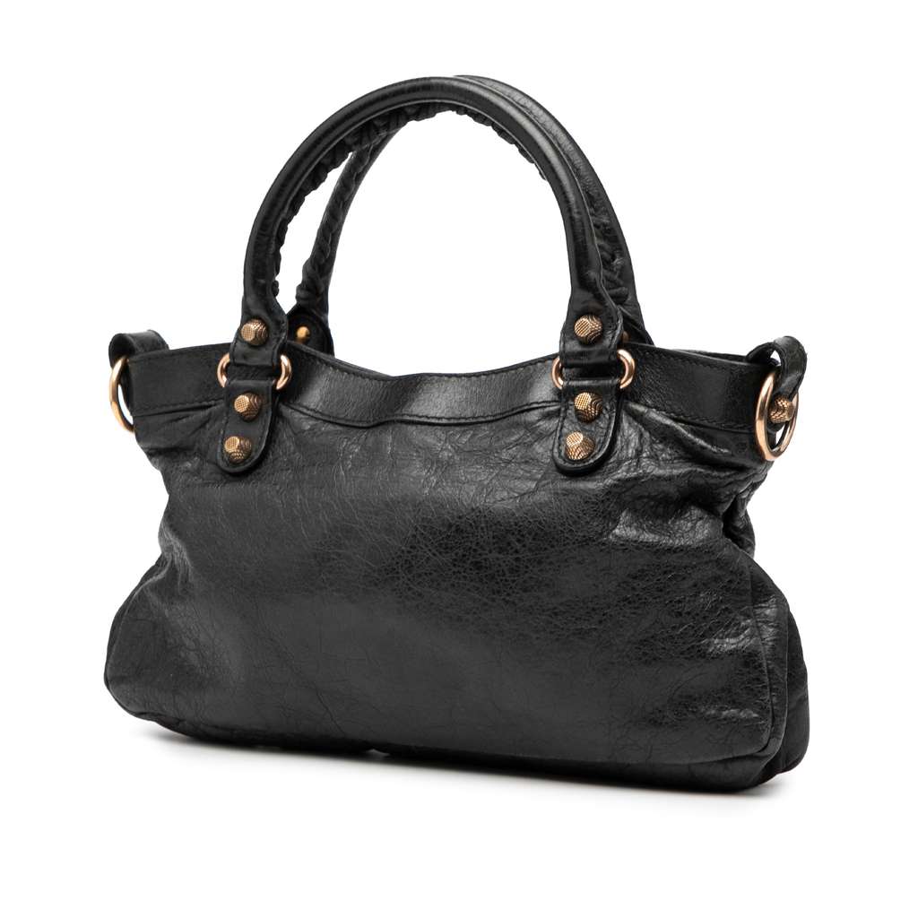 Balenciaga Lambskin Motocross Giant 12 First Satchel - 2