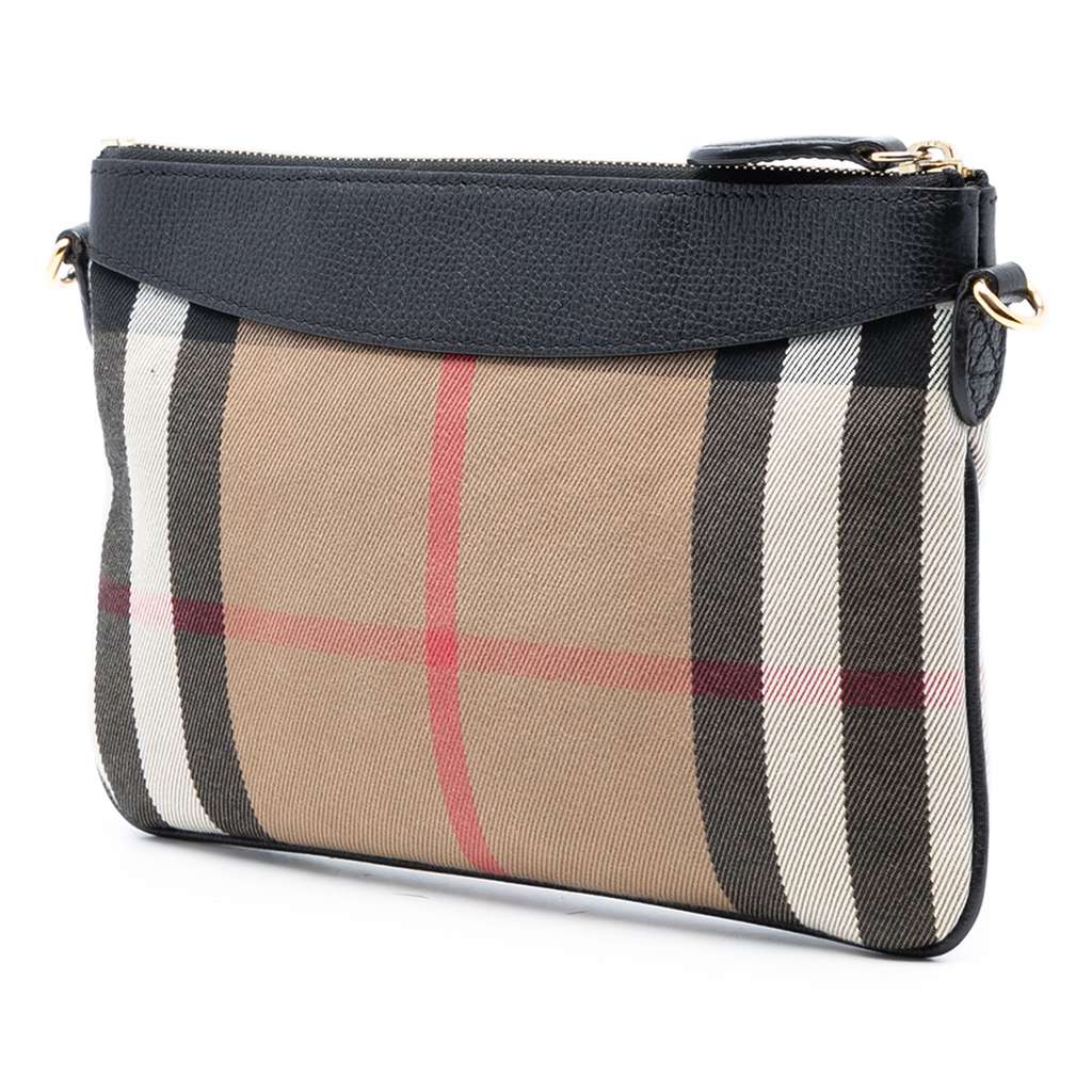 Burberry Mega Check Canvas Peyton Crossbody - 2