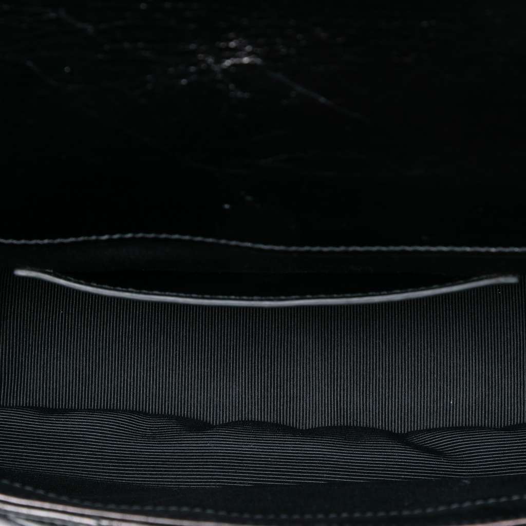 Saint Laurent Medium Crinkled Calfskin Punk Chain Bag - 4