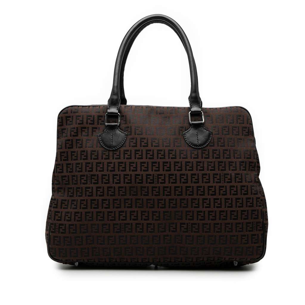 Fendi Zucchino Canvas Business Bag