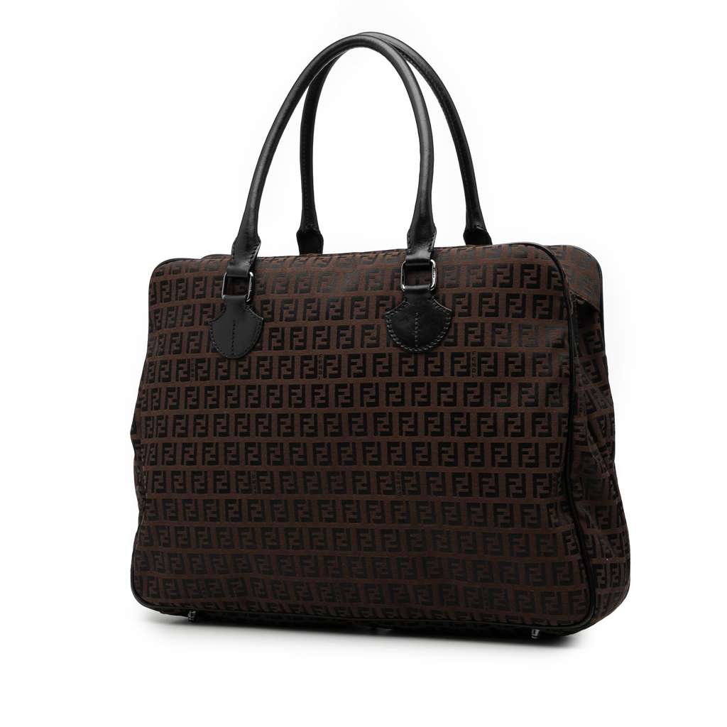 Fendi Zucchino Canvas Business Bag - 2