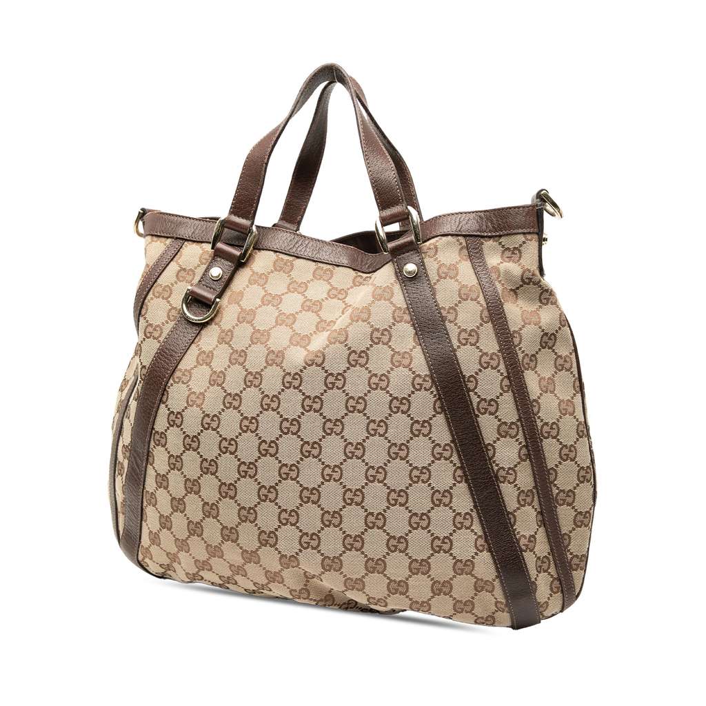 Gucci GG Canvas Abbey D Ring Convertible Satchel - 2