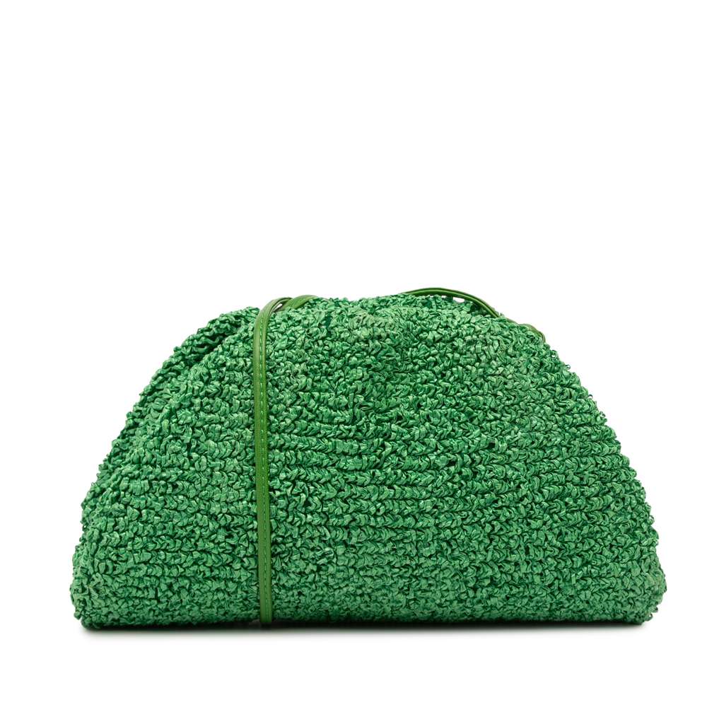 Bottega Veneta Boucle Raffia The Mini Pouch Crossbody