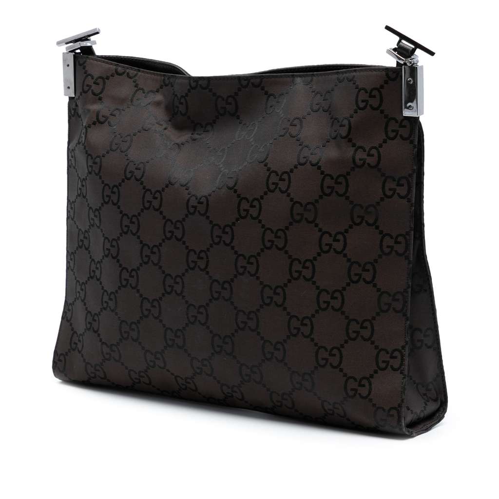 Gucci GG Nylon Double Pocket Crossbody - 2