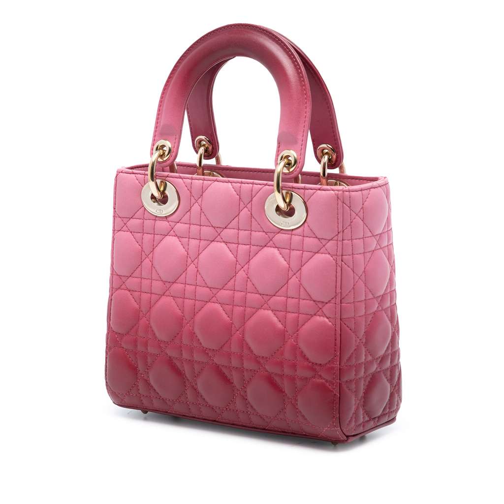 Dior Small Gradient Lambskin Cannage Lady Dior - 2