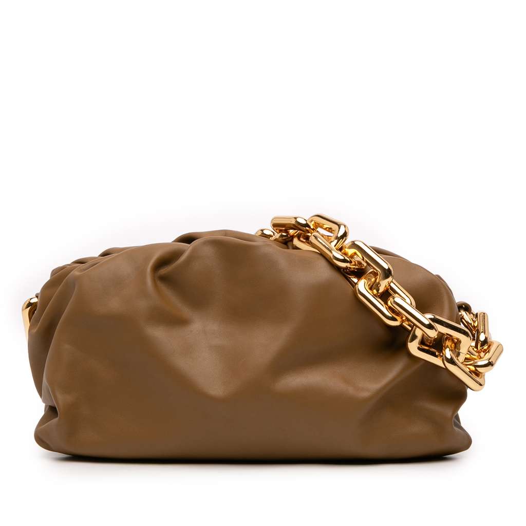 Bottega Veneta Lambskin Chain Pouch