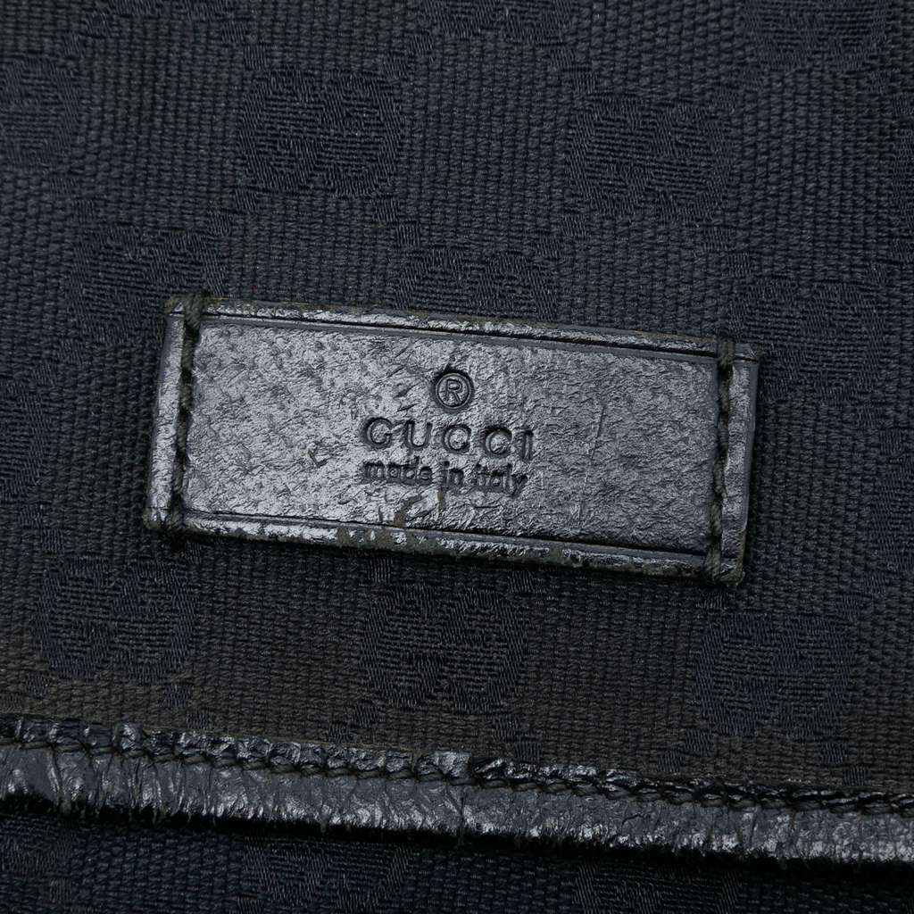 Gucci GG Canvas Web Flap Messenger Bag - 5
