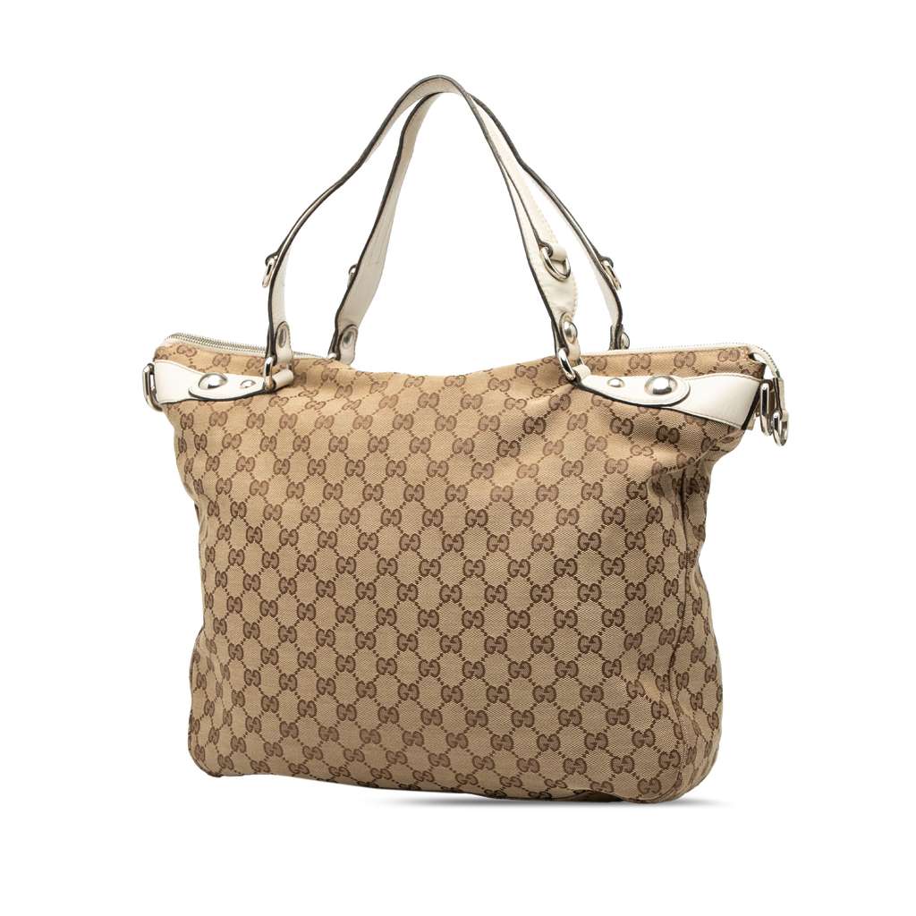 Gucci Large GG Canvas Icon Bit Satchel - 2