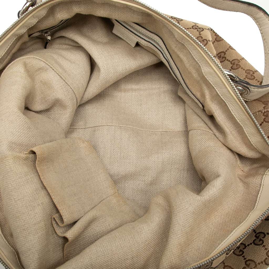 Gucci Large GG Canvas Icon Bit Satchel - 4