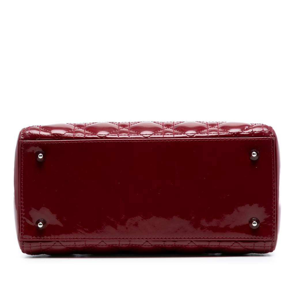 Dior Medium Patent Cannage Lady Dior - 3