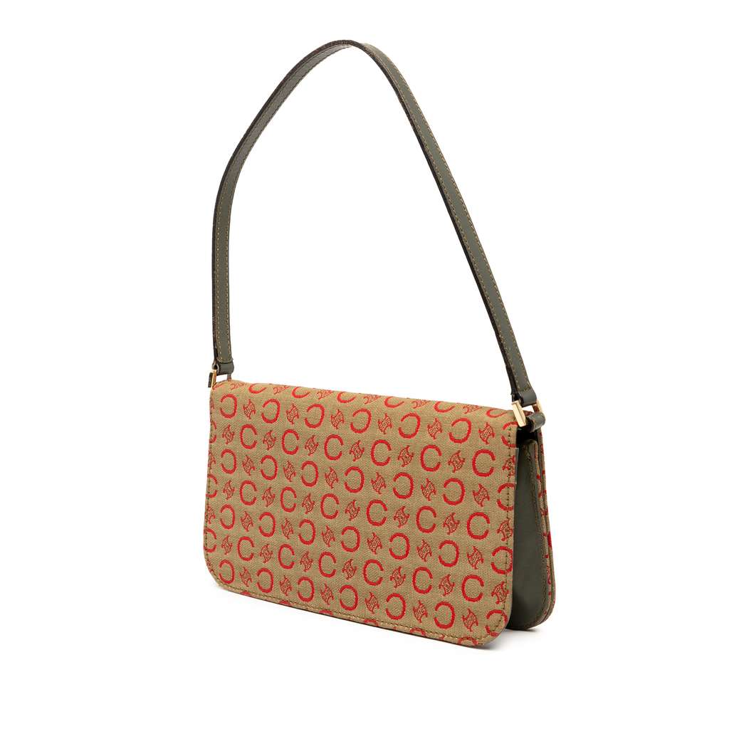 Celine C Macadam Canvas Shoulder Bag - 2