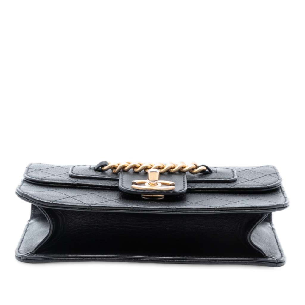 Chanel Quilted Calfskin Front Chain Flap - 3