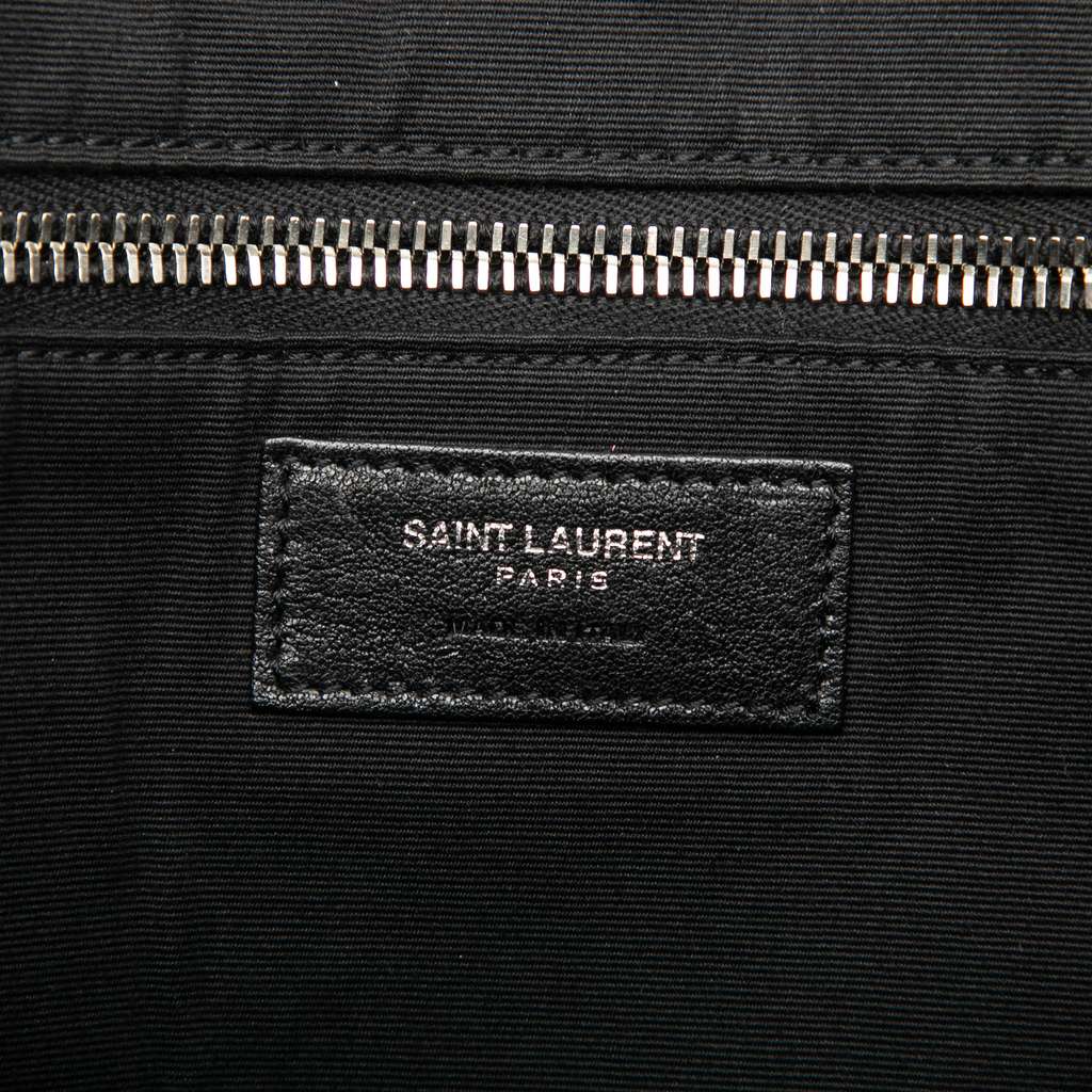 Saint Laurent Plaid Wool Rive Gauche North South Tote - 5