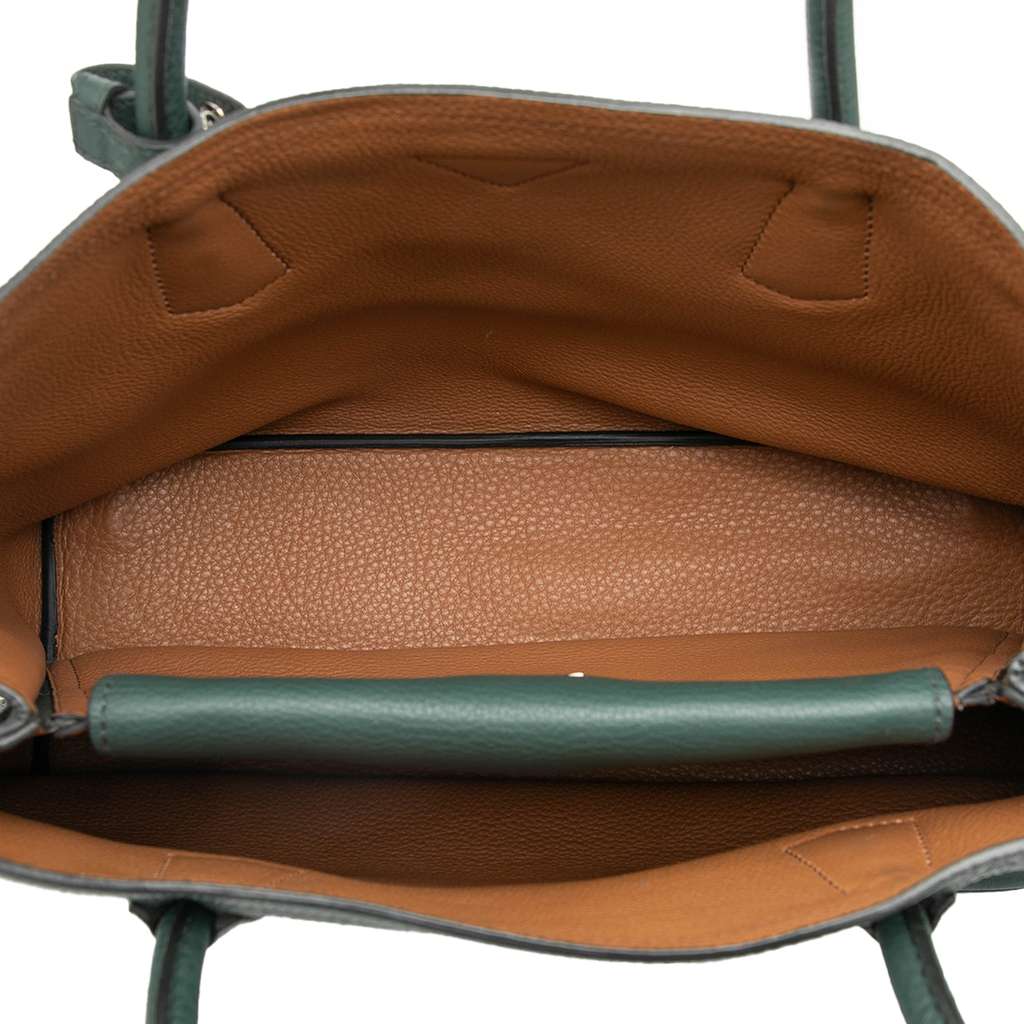 Prada Vitello Daino Double Handle Tote - 4