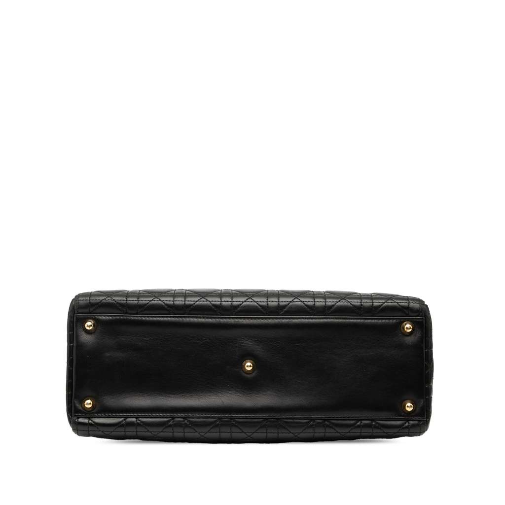 Dior Large Lambskin Cannage Lady Dior - 3