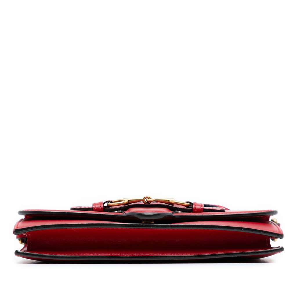 Gucci Leather Lady Web Wallet On Strap - 3