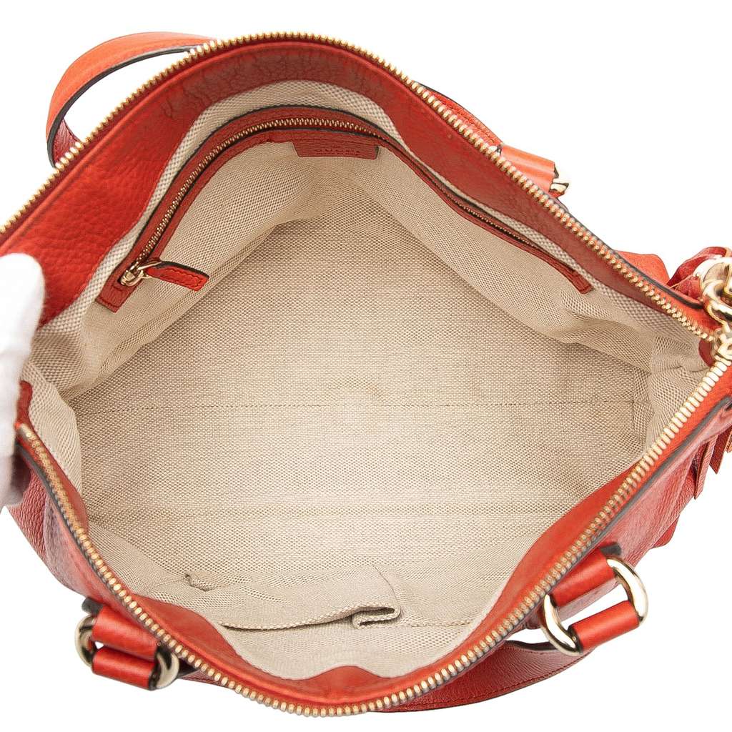 Gucci Small Leather Soho Working Satchel - 4