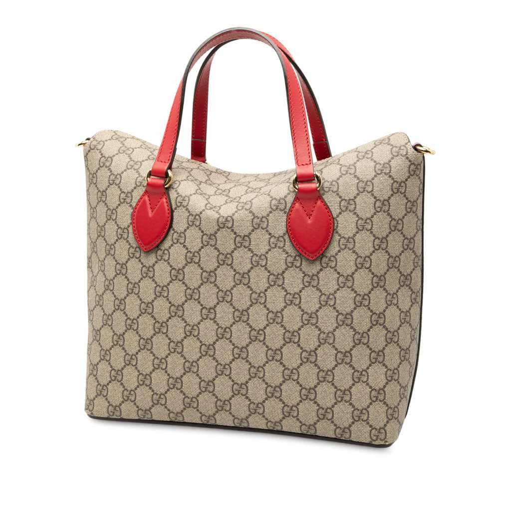 Gucci GG Supreme Linea A Foldover Tote - 2