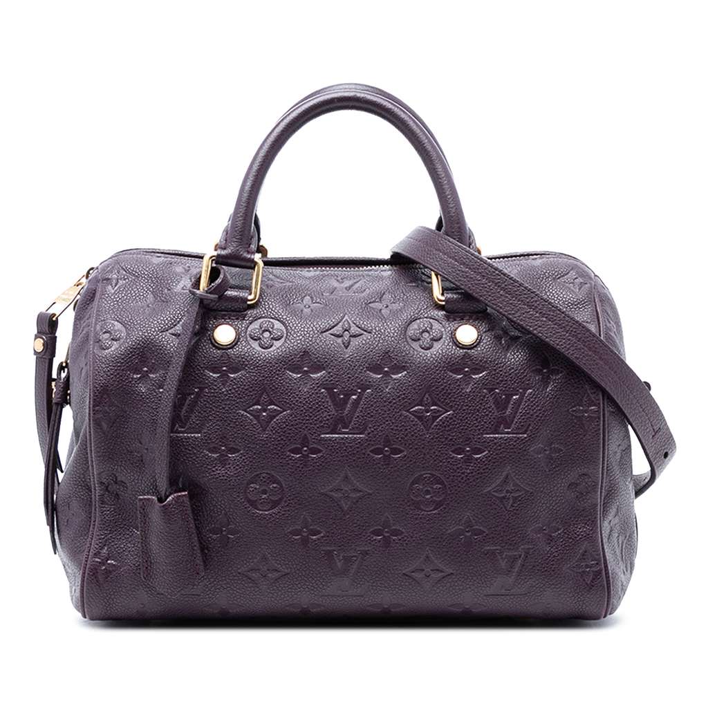 Louis Vuitton Monogram Empreinte Speedy Bandouliere 25