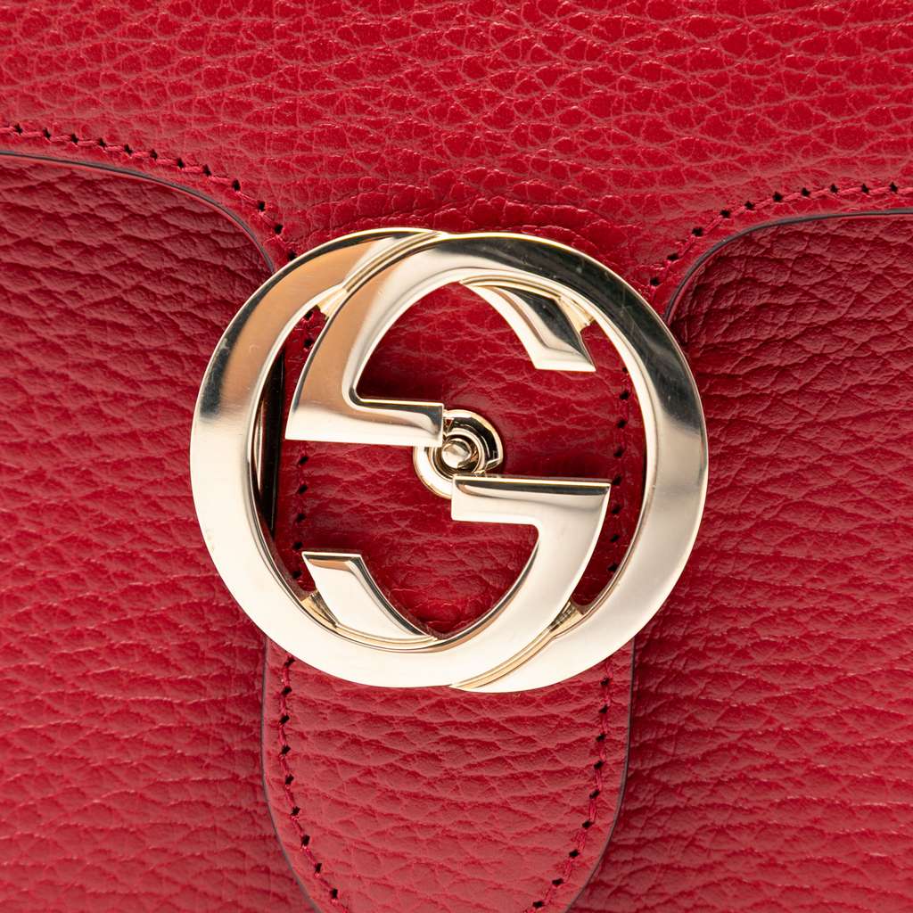 Gucci Small Dollar Calfskin Interlocking G Crossbody - 5