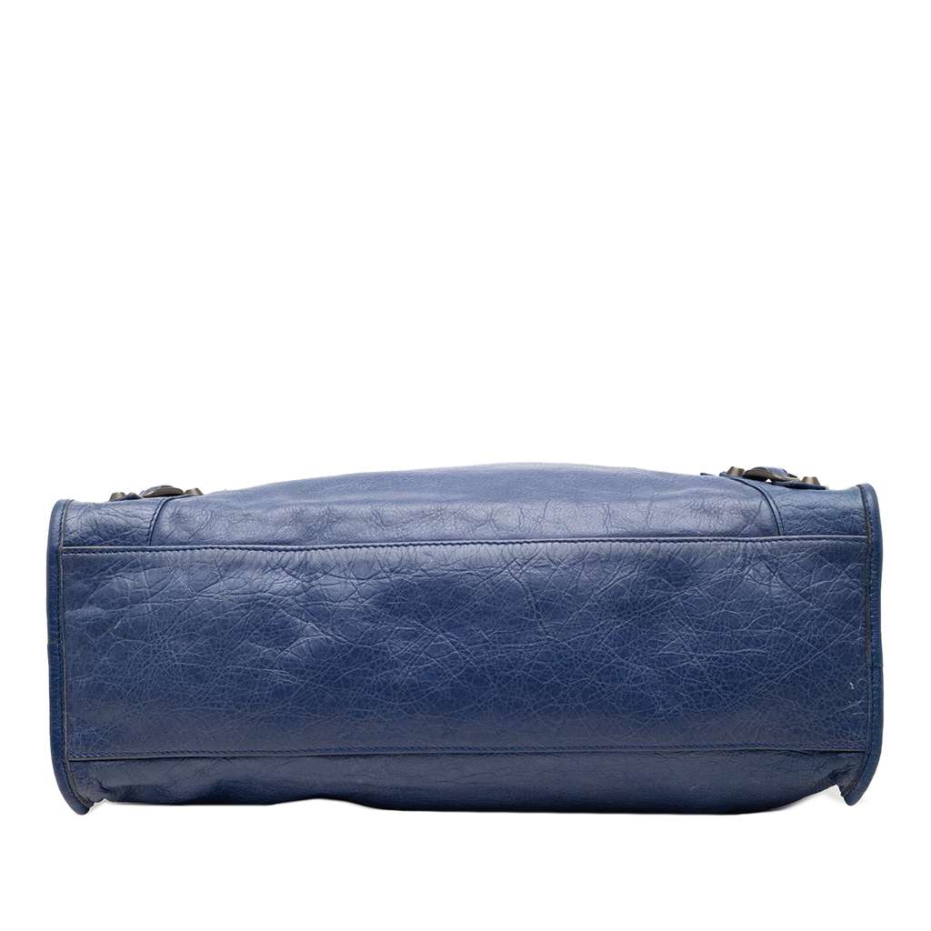 Balenciaga Medium Lambskin Motocross Classic City Satchel - 3