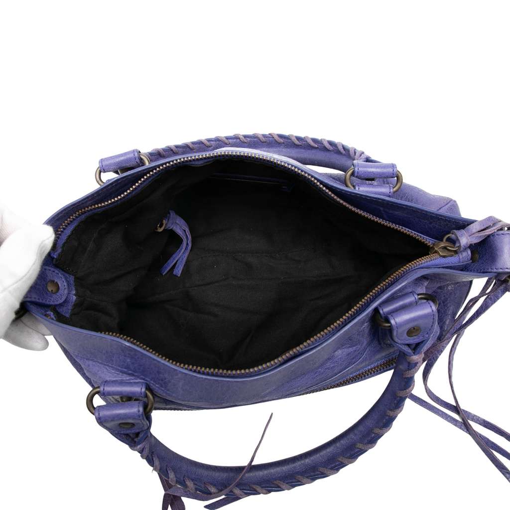 Balenciaga Lambskin Motocross Classic First Satchel - 4