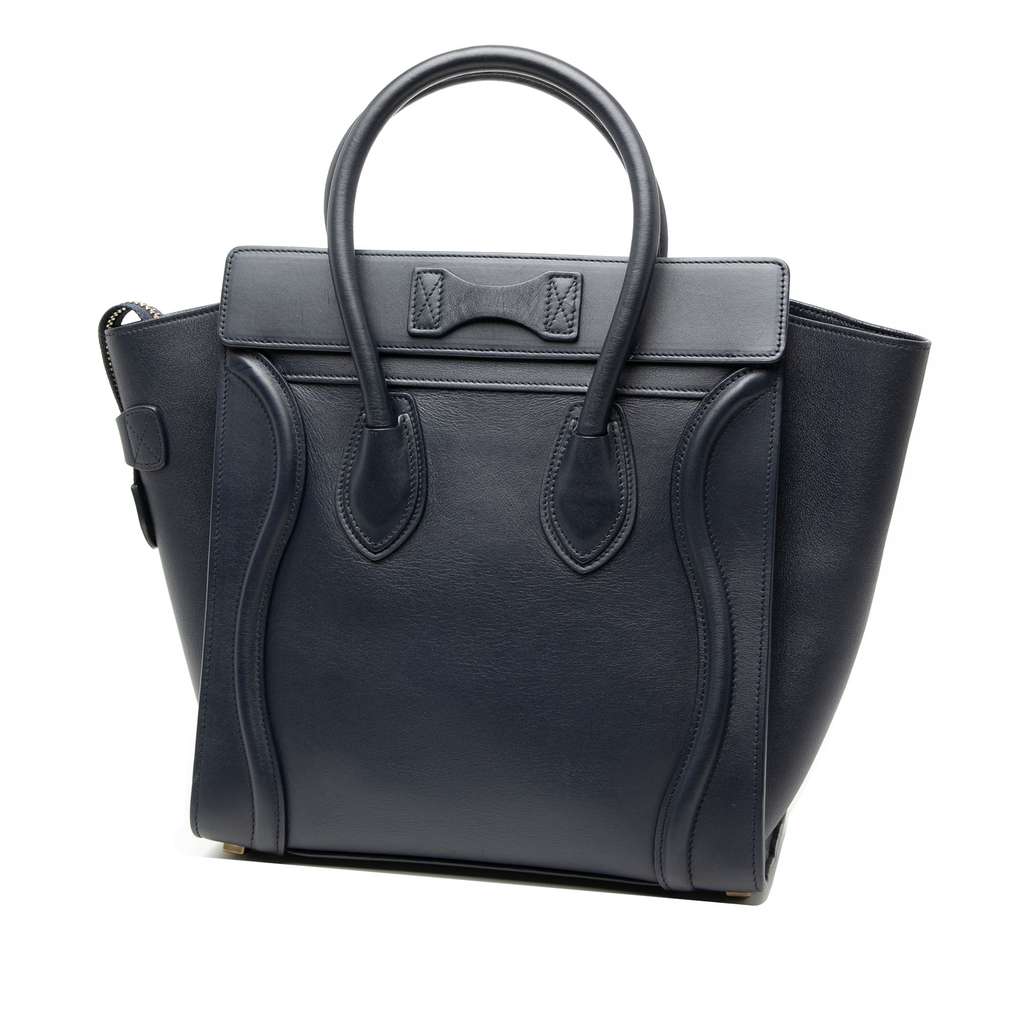Celine Micro Leather Luggage Tote - 2