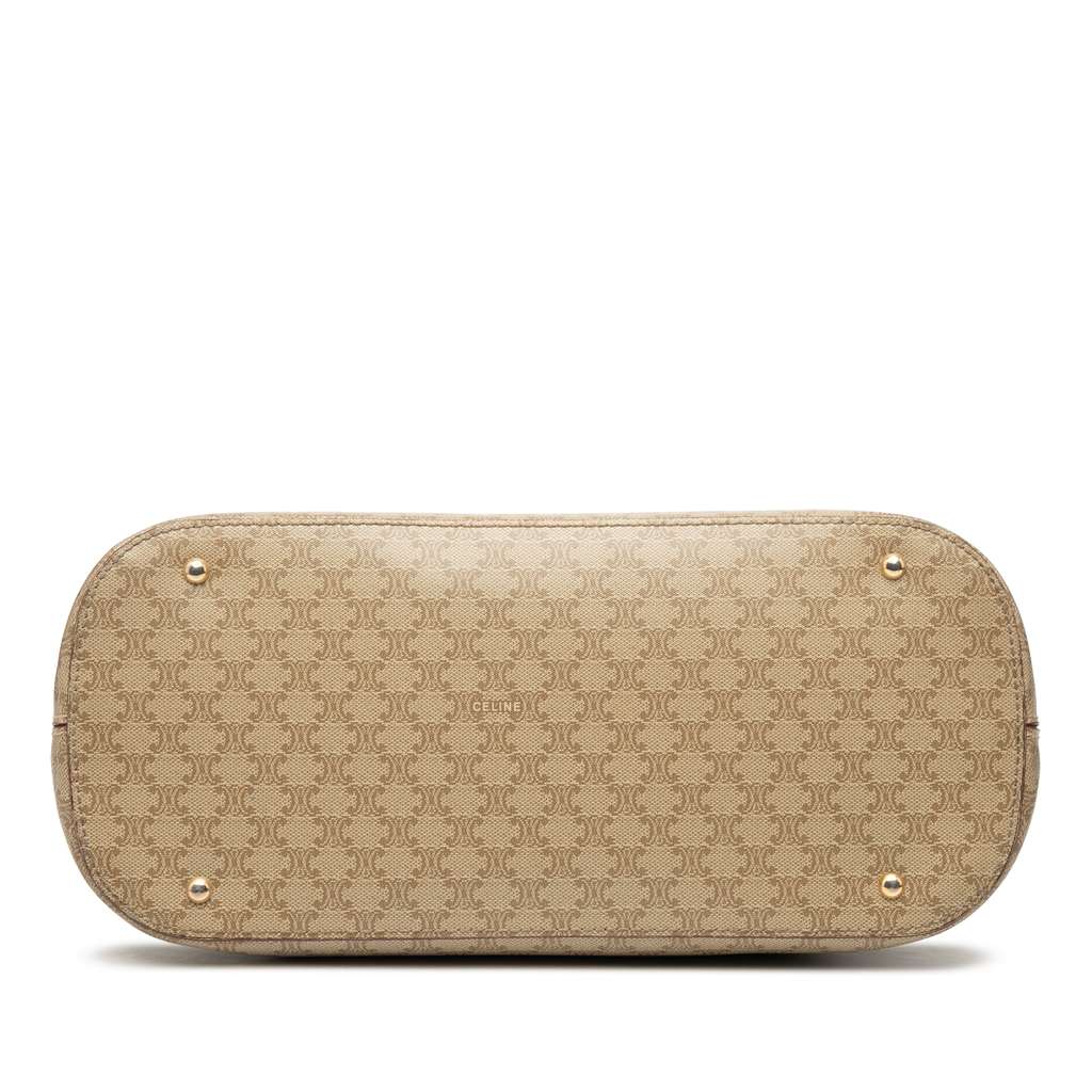 Celine Macadam Coated Canvas Dome Satchel - 3