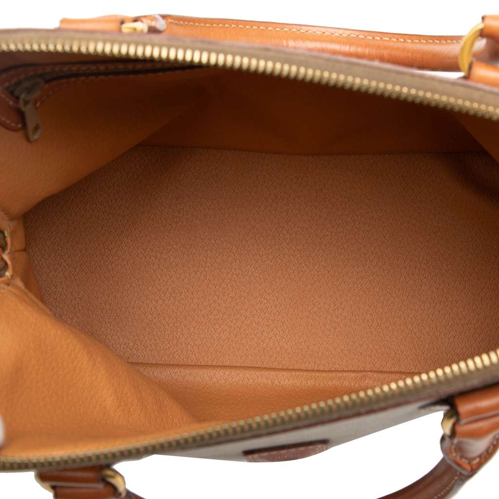 Celine Macadam Coated Canvas Dome Satchel - 4