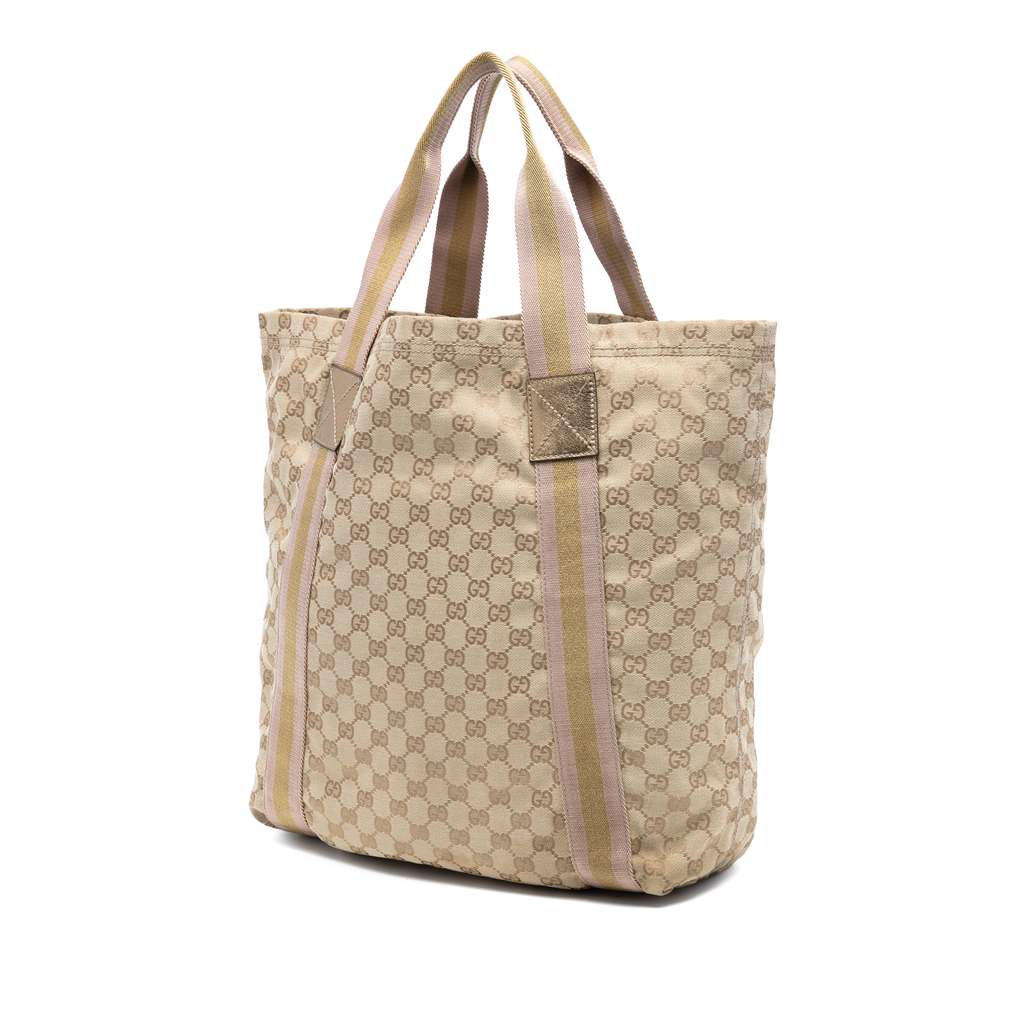 Gucci GG Canvas Web Tote - 2