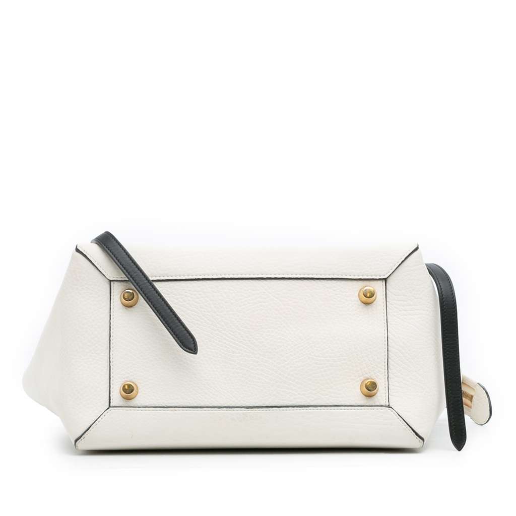 Celine Mini Bicolor Leather Belt Satchel - 3