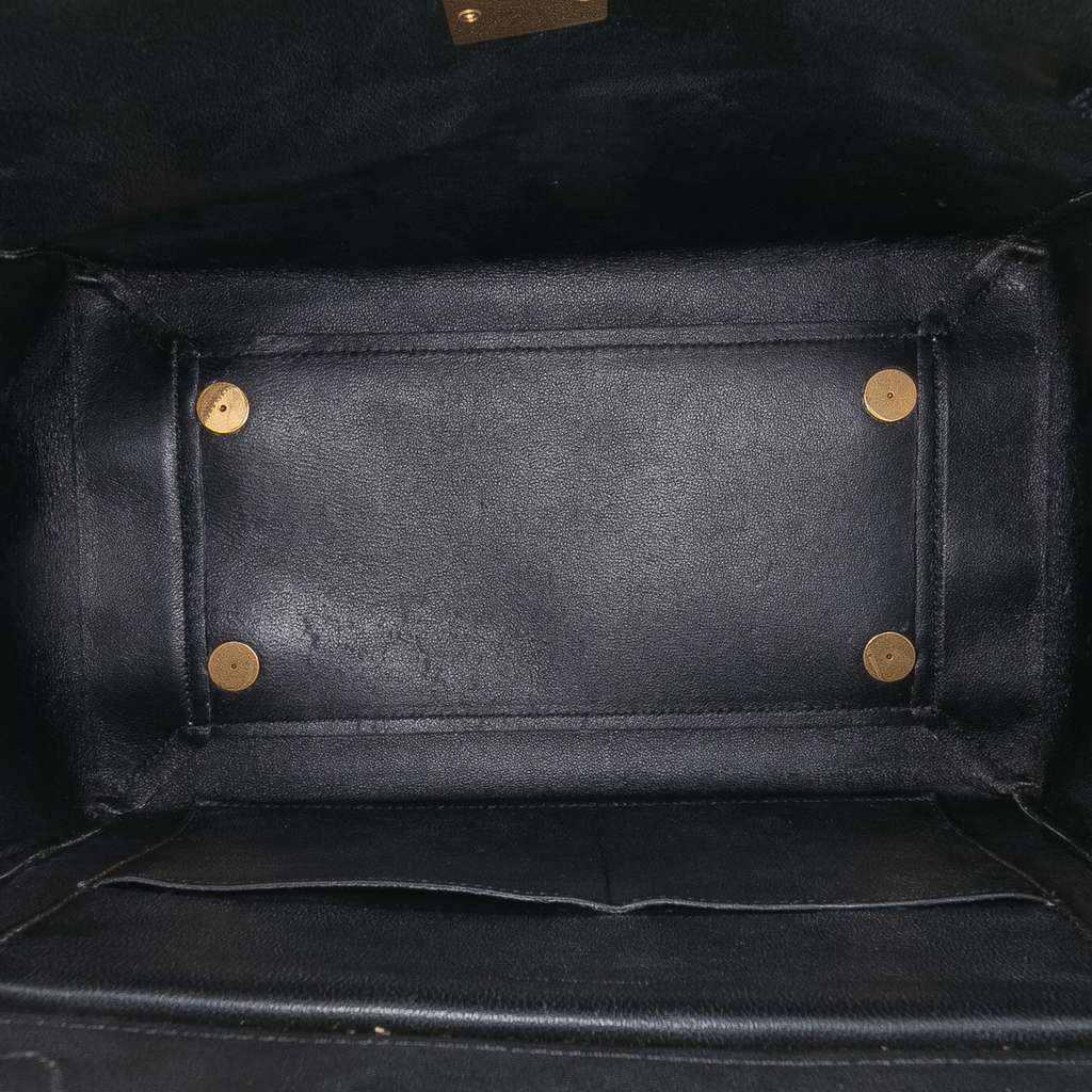 Celine Mini Bicolor Leather Belt Satchel - 4