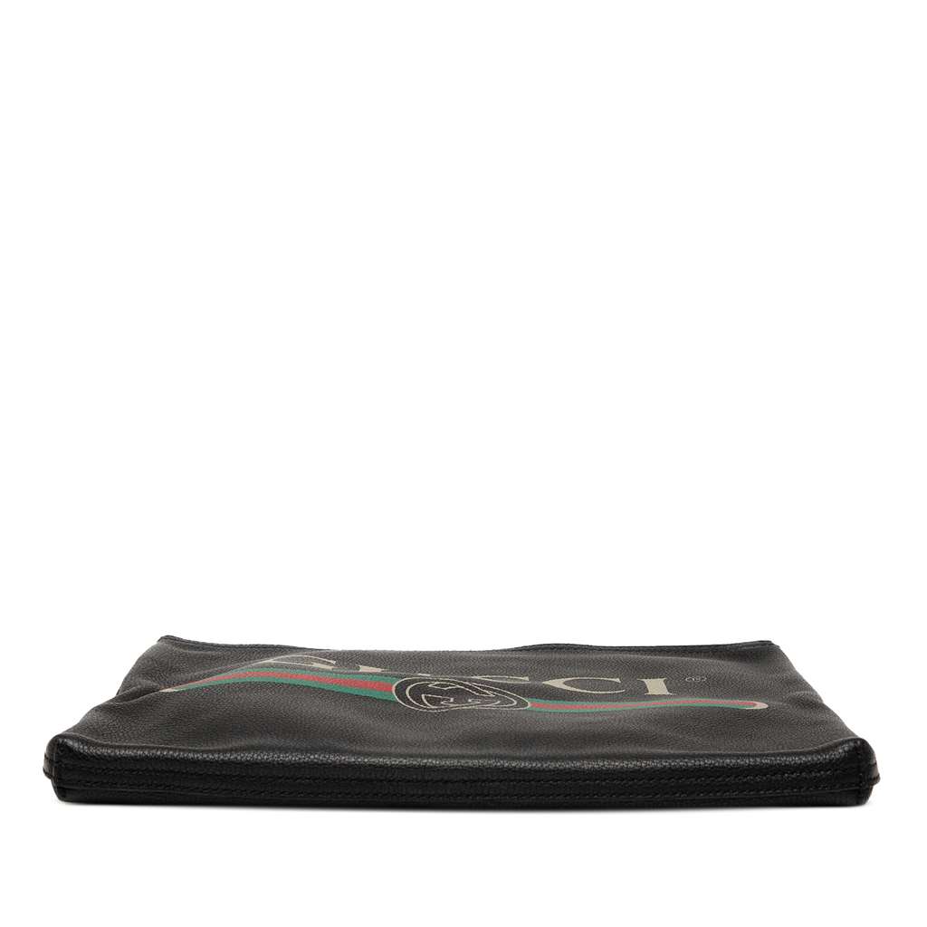 Gucci Medium Leather Logo Portfolio Clutch - 3