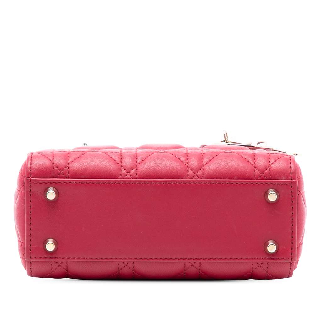 Dior Mini Lambskin Cannage Lady Dior - 3