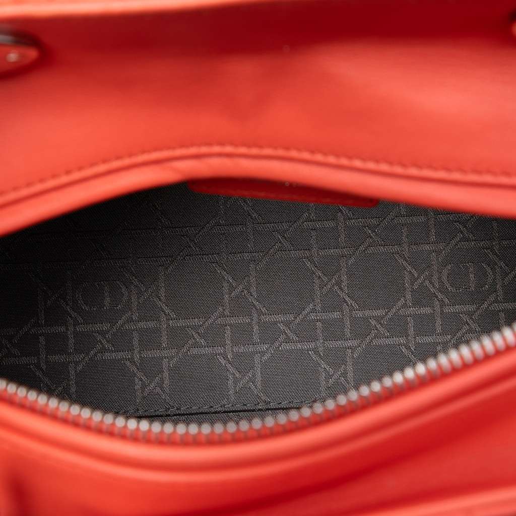Dior Medium Lambskin Cannage Lady Dior - 4